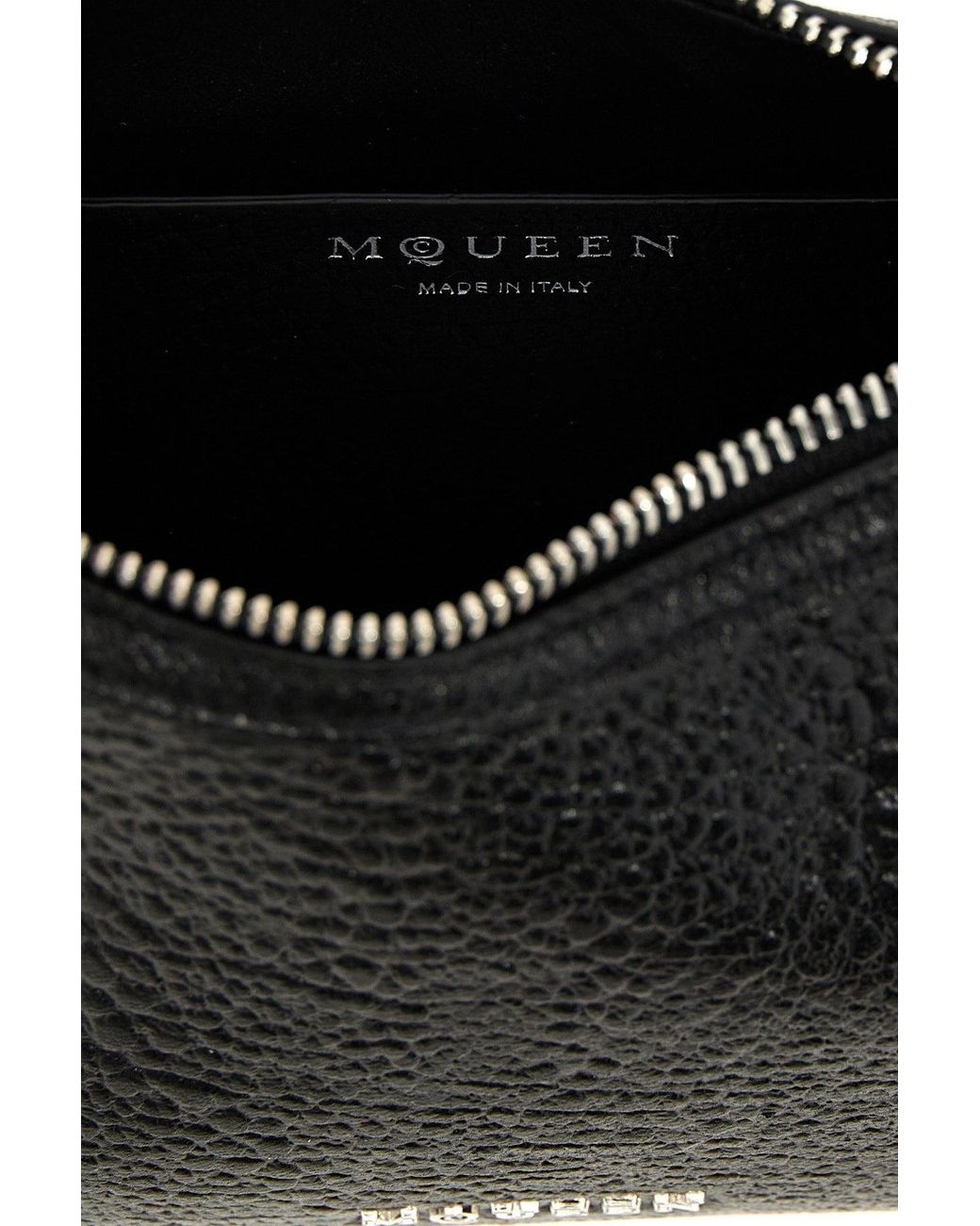 McQueen Black Shoulder Bags