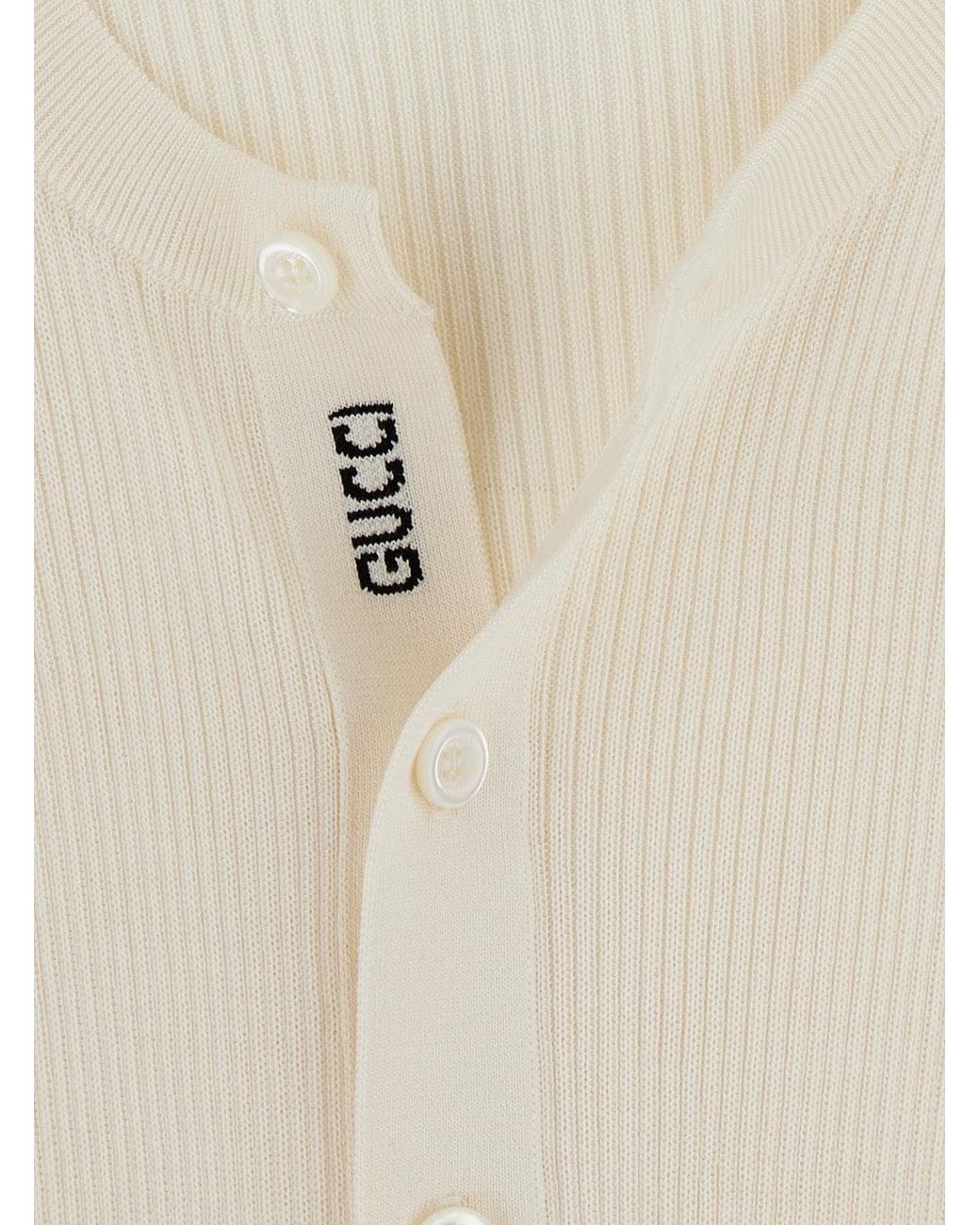 Gucci White Long Sleeved Top for men