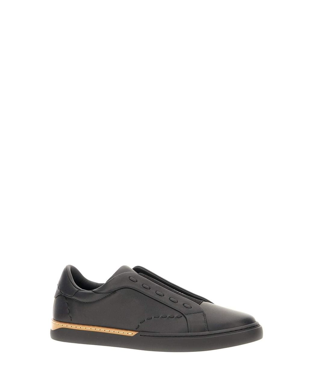 Fendi Gray Flat Shoes for men