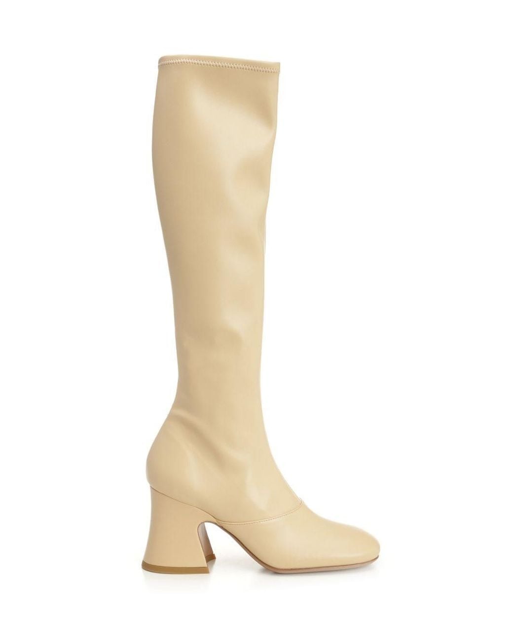 Chloé White "Janis" Boots