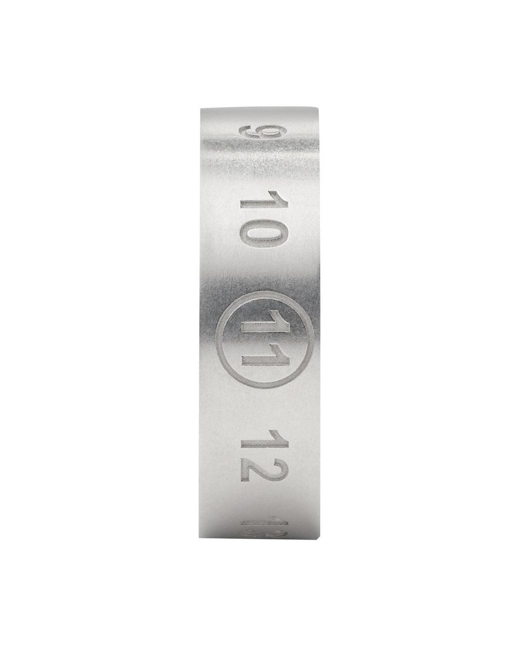 Maison Margiela Gray Logo Ring for men