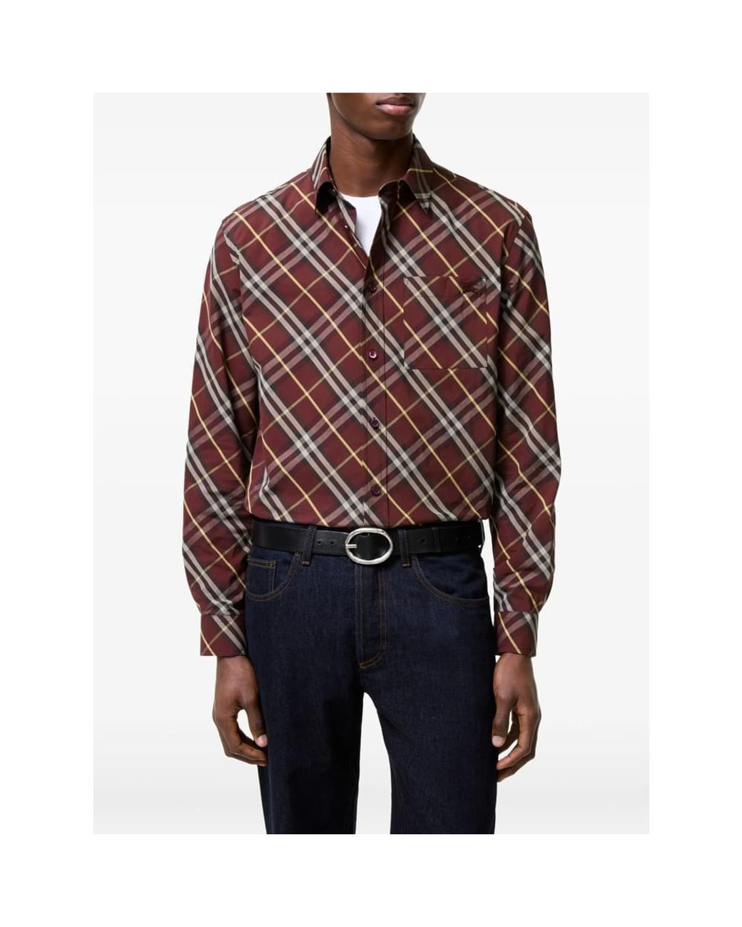 Burberry Brown Shirts for men