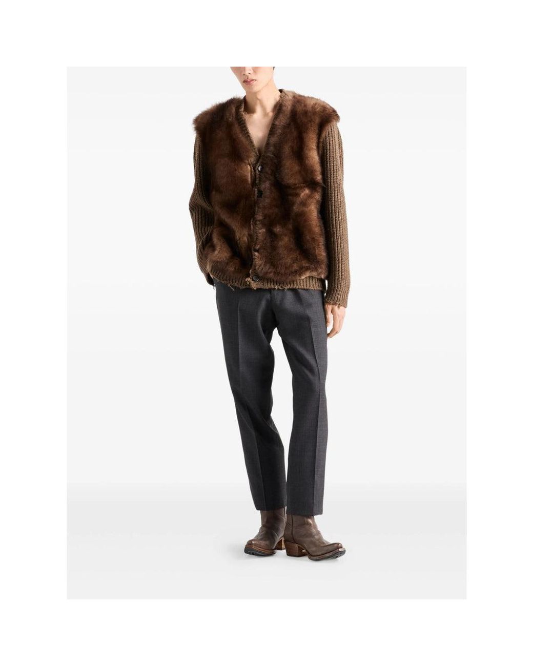 Prada Brown Sweaters & Knitwear for men