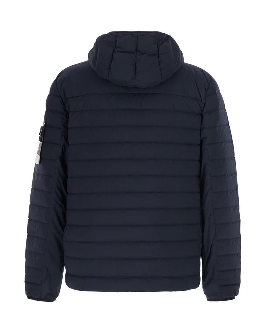 Stone Island Blue Down Jacket Polyamide Padded for men