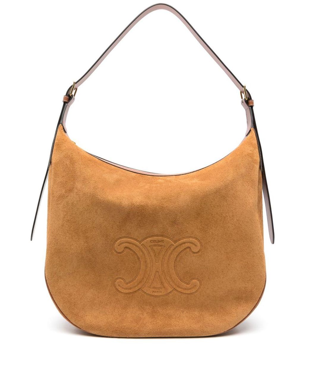ショルダーバッグ・ポシェット CELINE LARGE HELOISE CUIR TRIOMPHE BAG IN SUEDE CALFSKIN Celine Heloise Muir Triophe Bag in supple calfskin | RADPRESENT