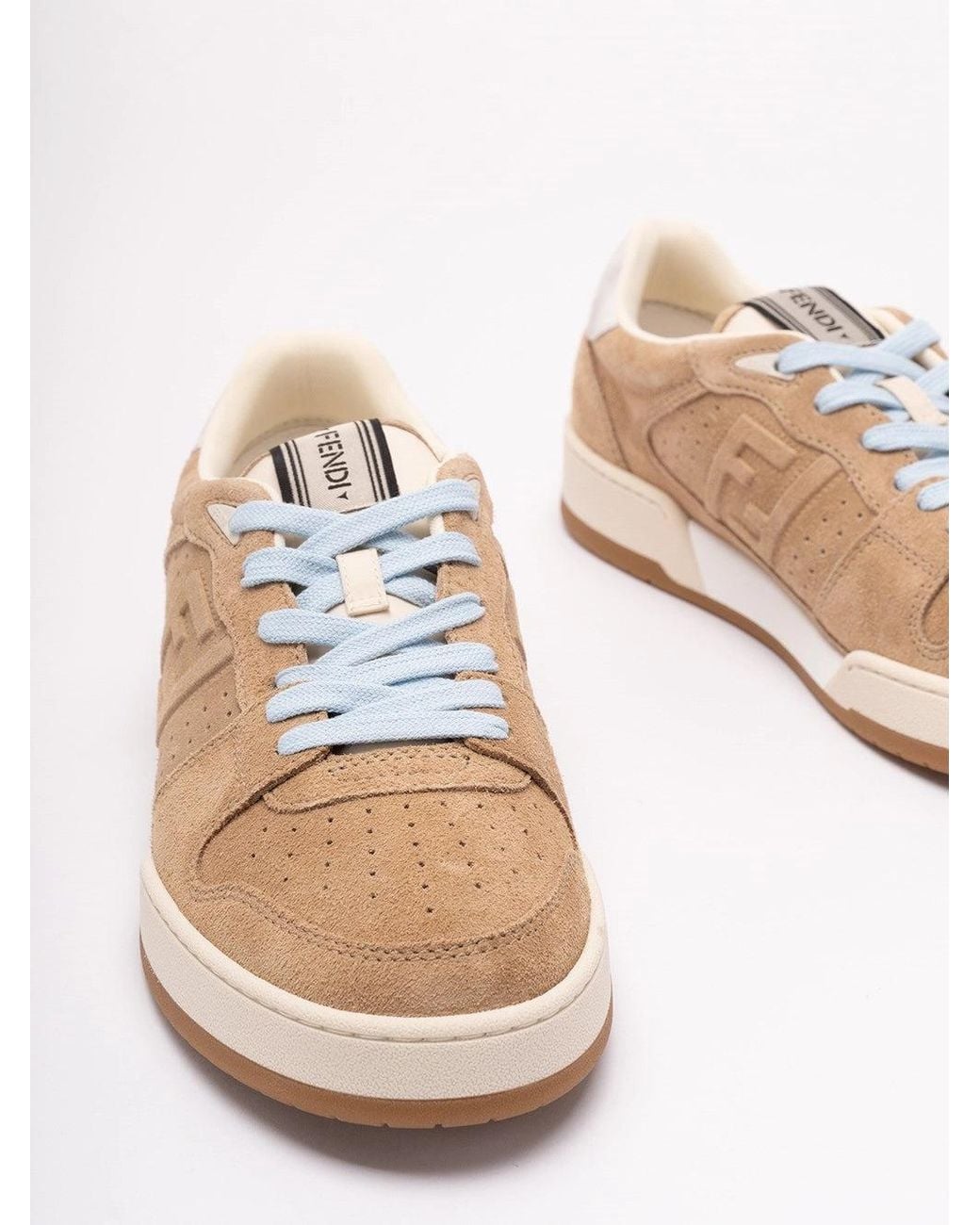 Fendi Natural 'Match' Sneakers for men