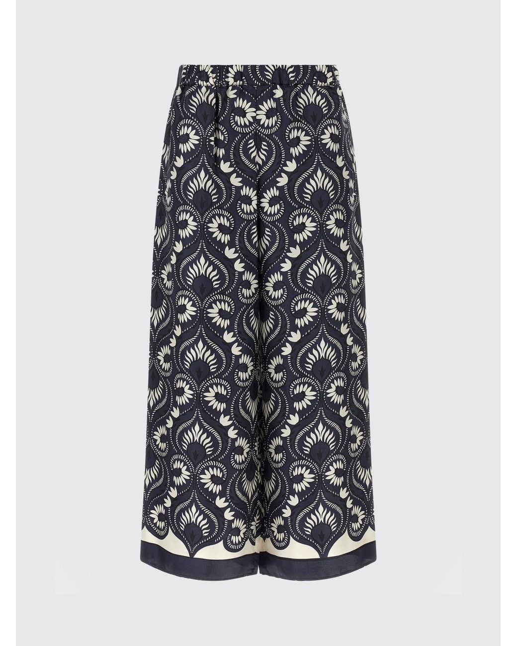 Weekend by Maxmara White Printed Trousers for men