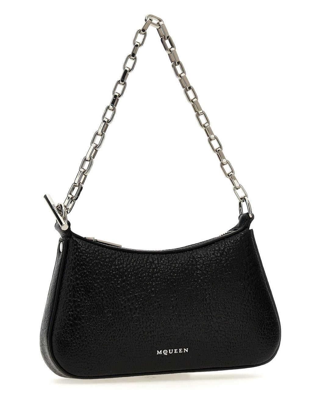 McQueen Black Shoulder Bags