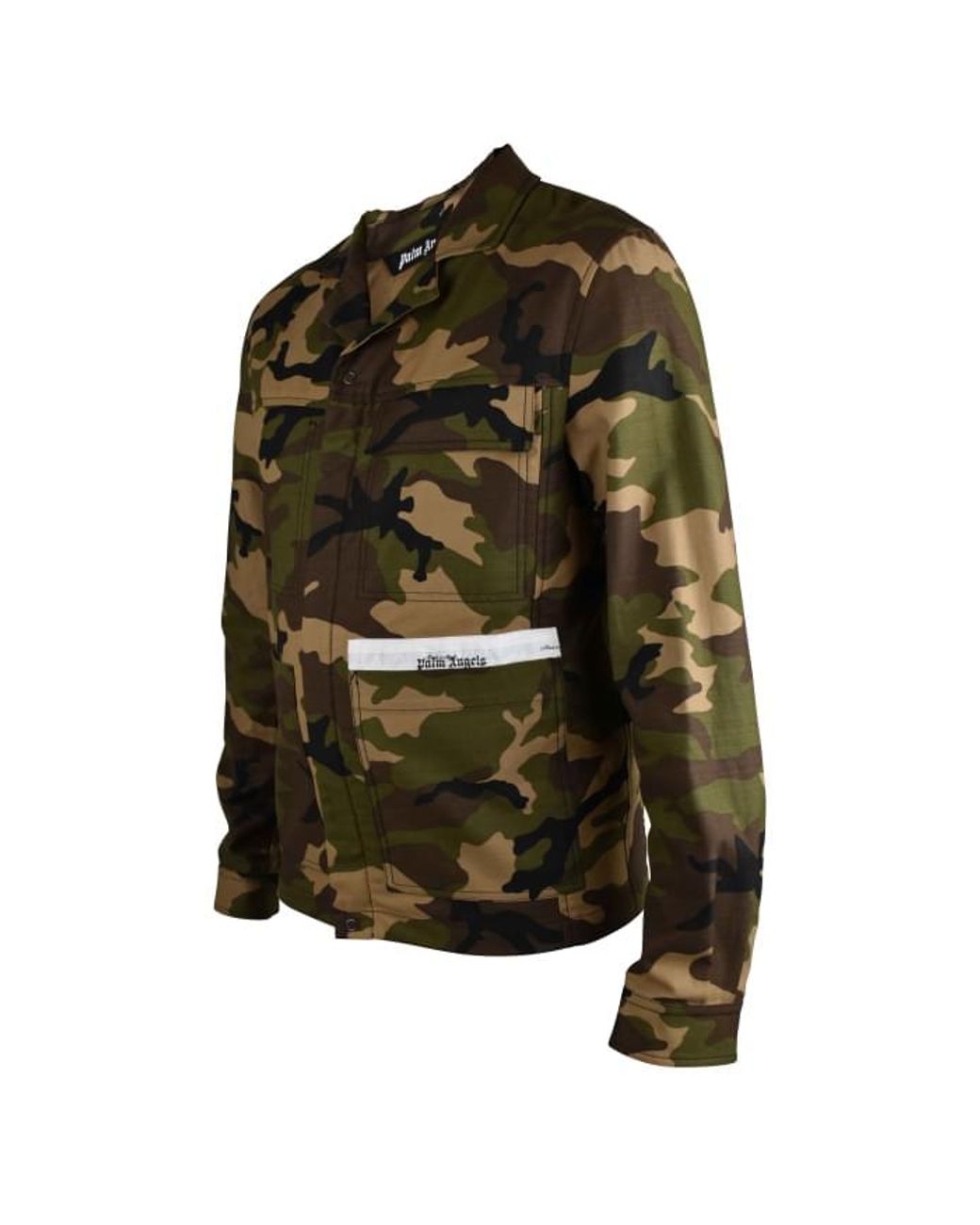 Palm Angels Green Jacket for men