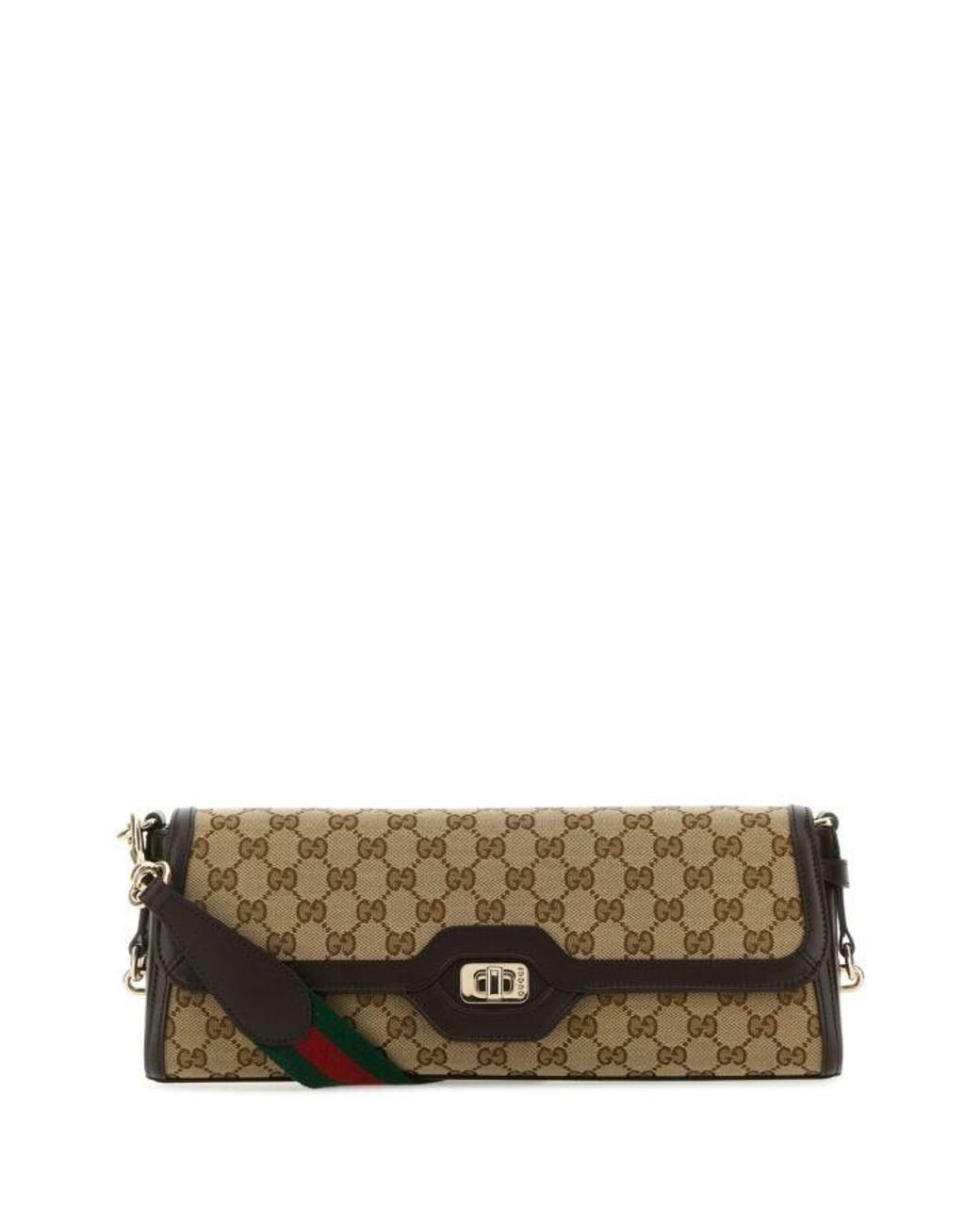 Gucci Original Gg Fabric Medium Luce Shoulder Bag in Gray Lyst