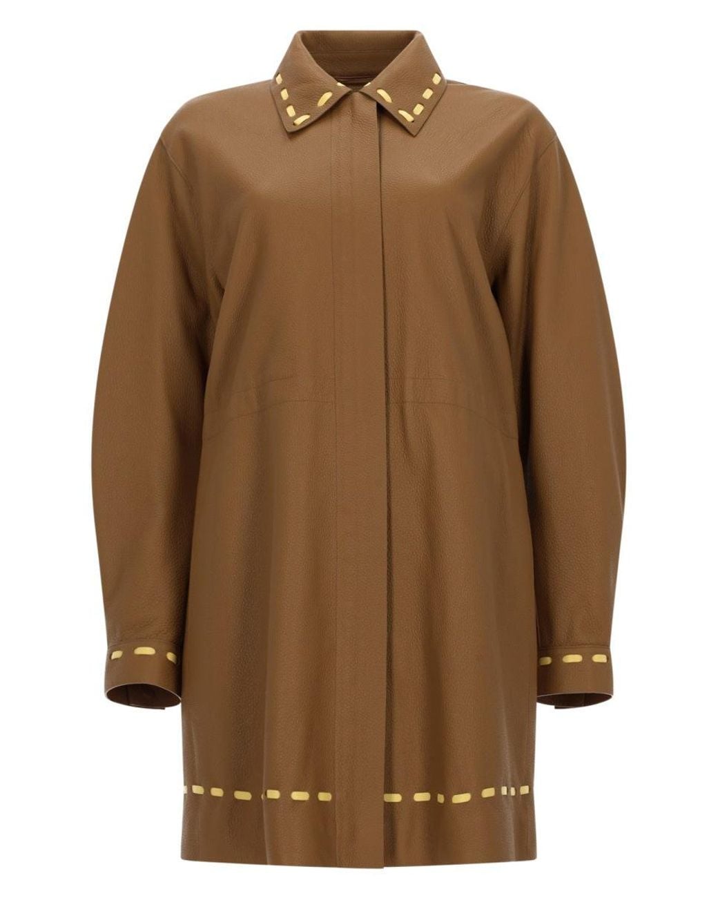 Fendi Brown Soprabito