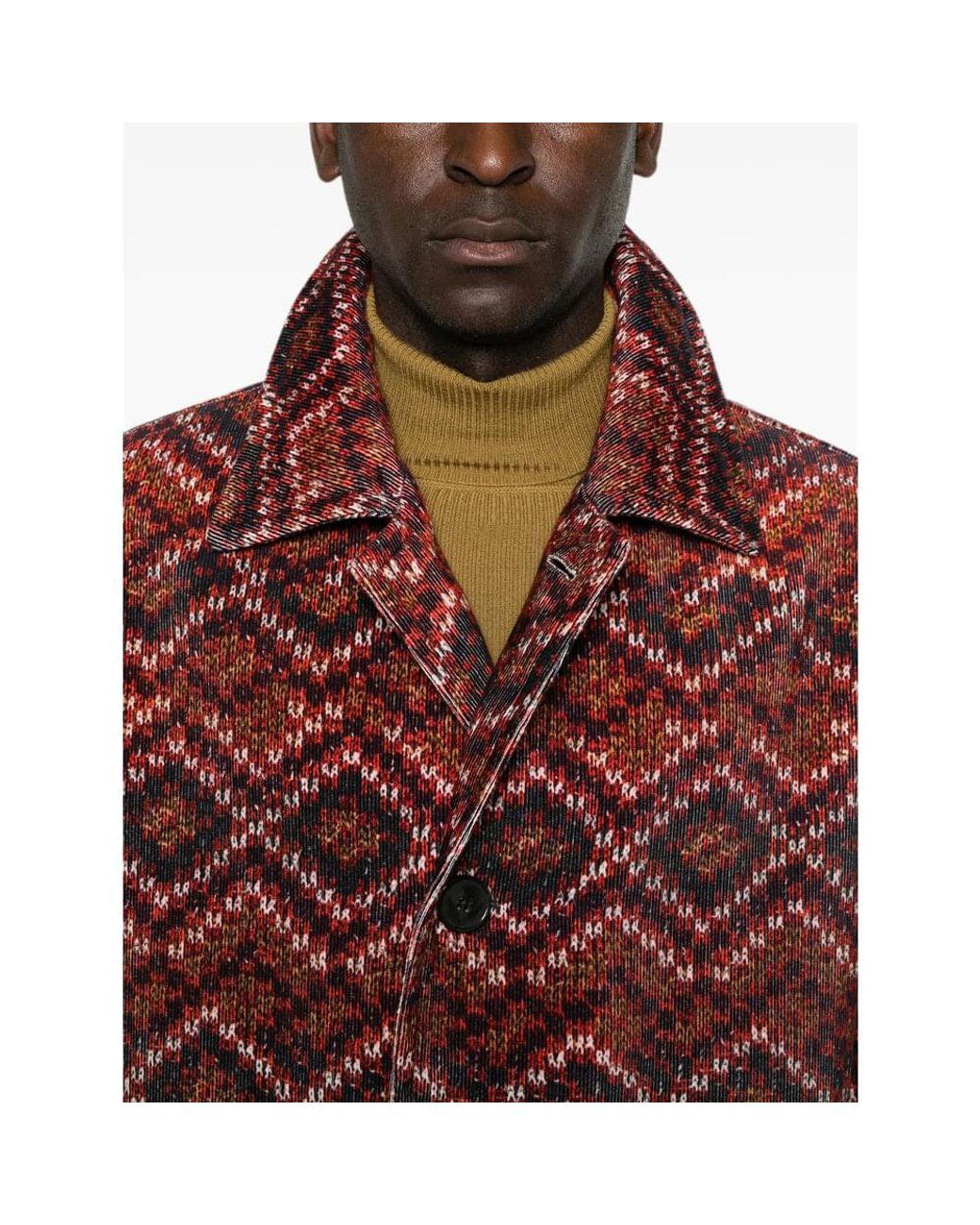 Dries Van Noten Red Coats for men