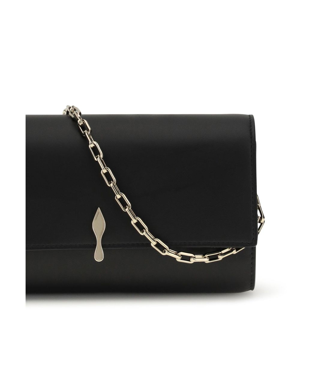 Christian Louboutin Black Bettina Wallet With Chain