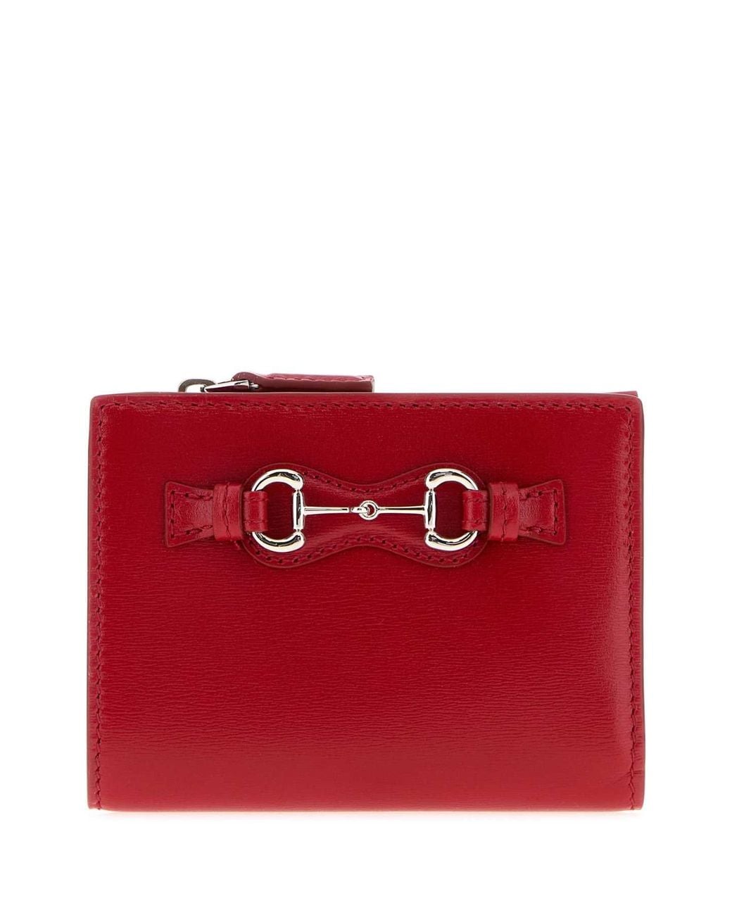 Gucci Red Leather Wallet