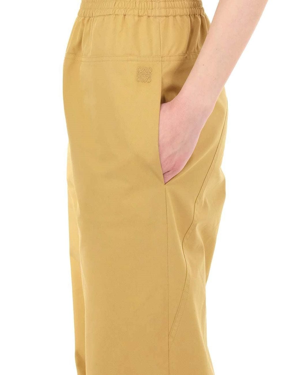 Loewe Yellow Elasticated Trousers