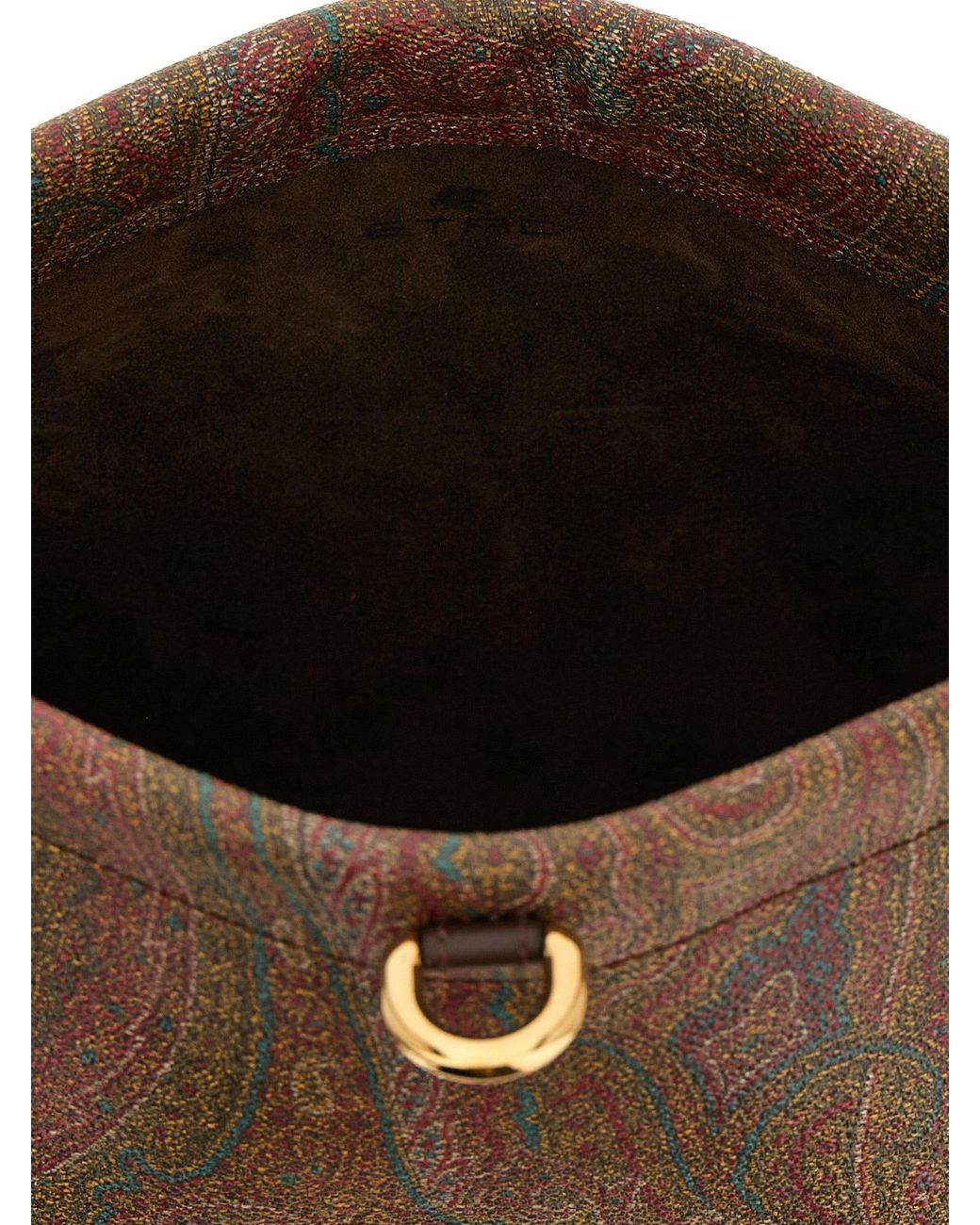 Etro Brown 'Talk' Mini Clutch