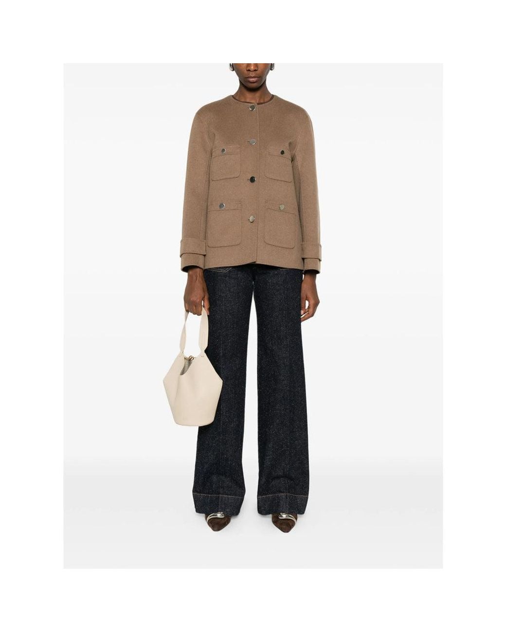 Max Mara Brown Outerwears