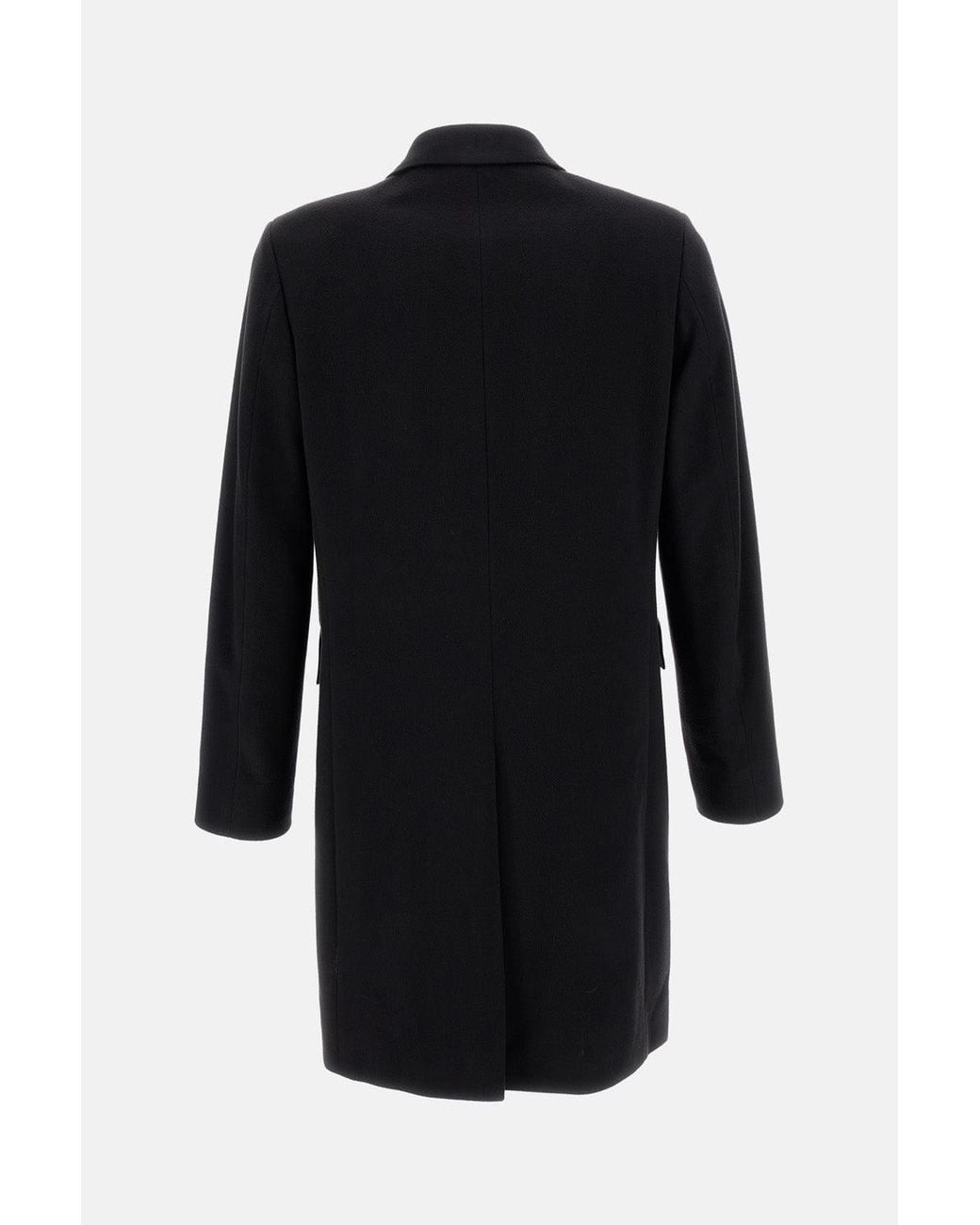 Paul Smith Black Long Coat for men
