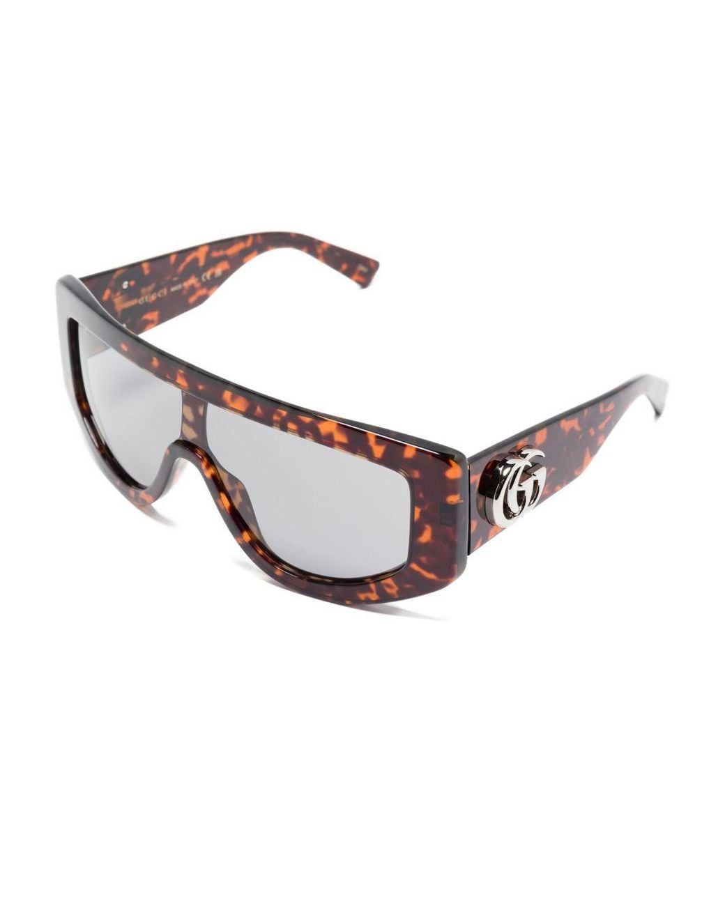 Gucci Brown Rectangular Shape Sunglasses