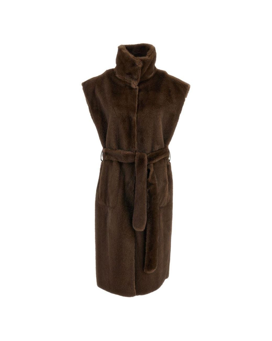 Stand Studio Brown Oaklynn Faux-Fur Jacket