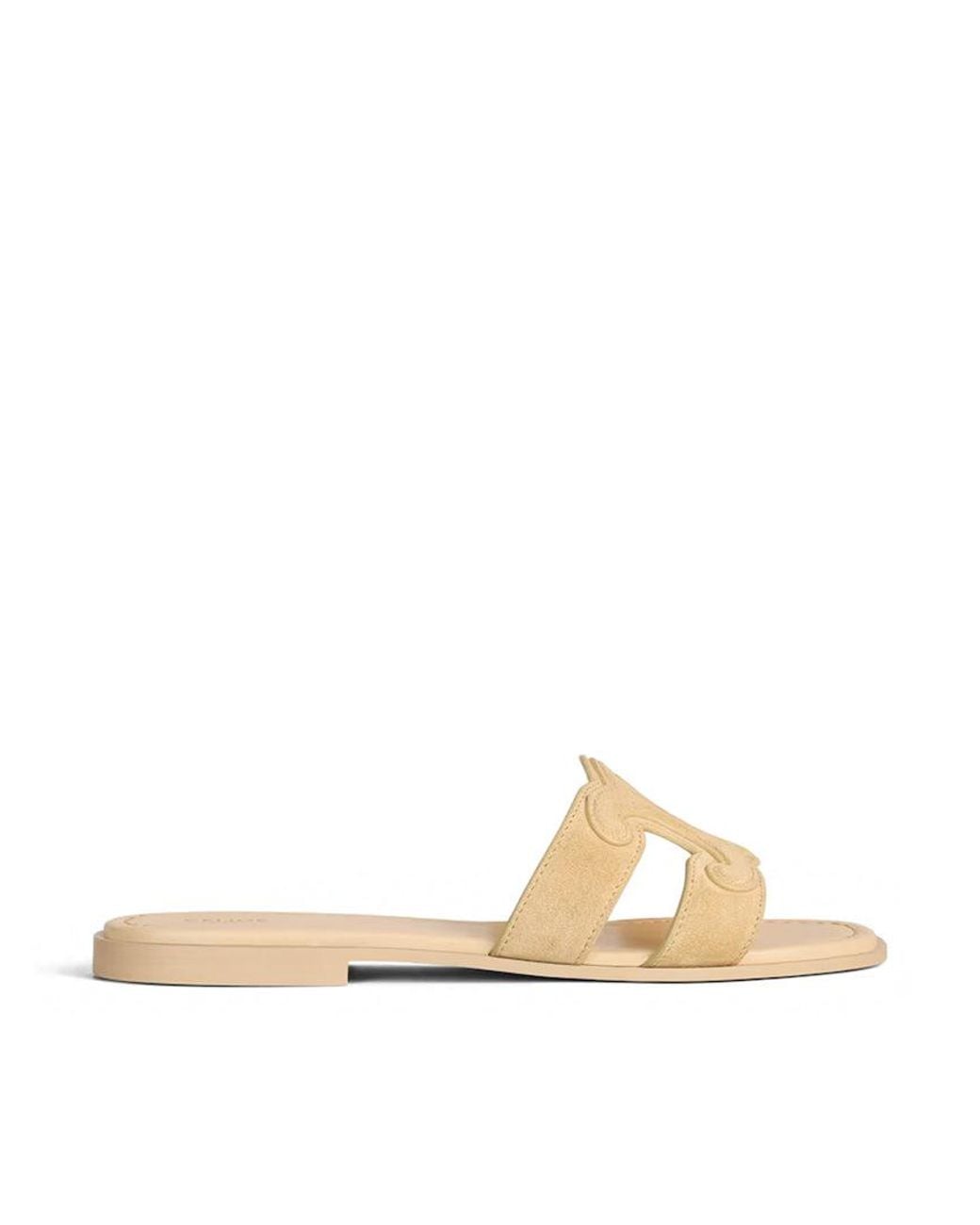 Céline Multicolor Triomphe Suede Mule
