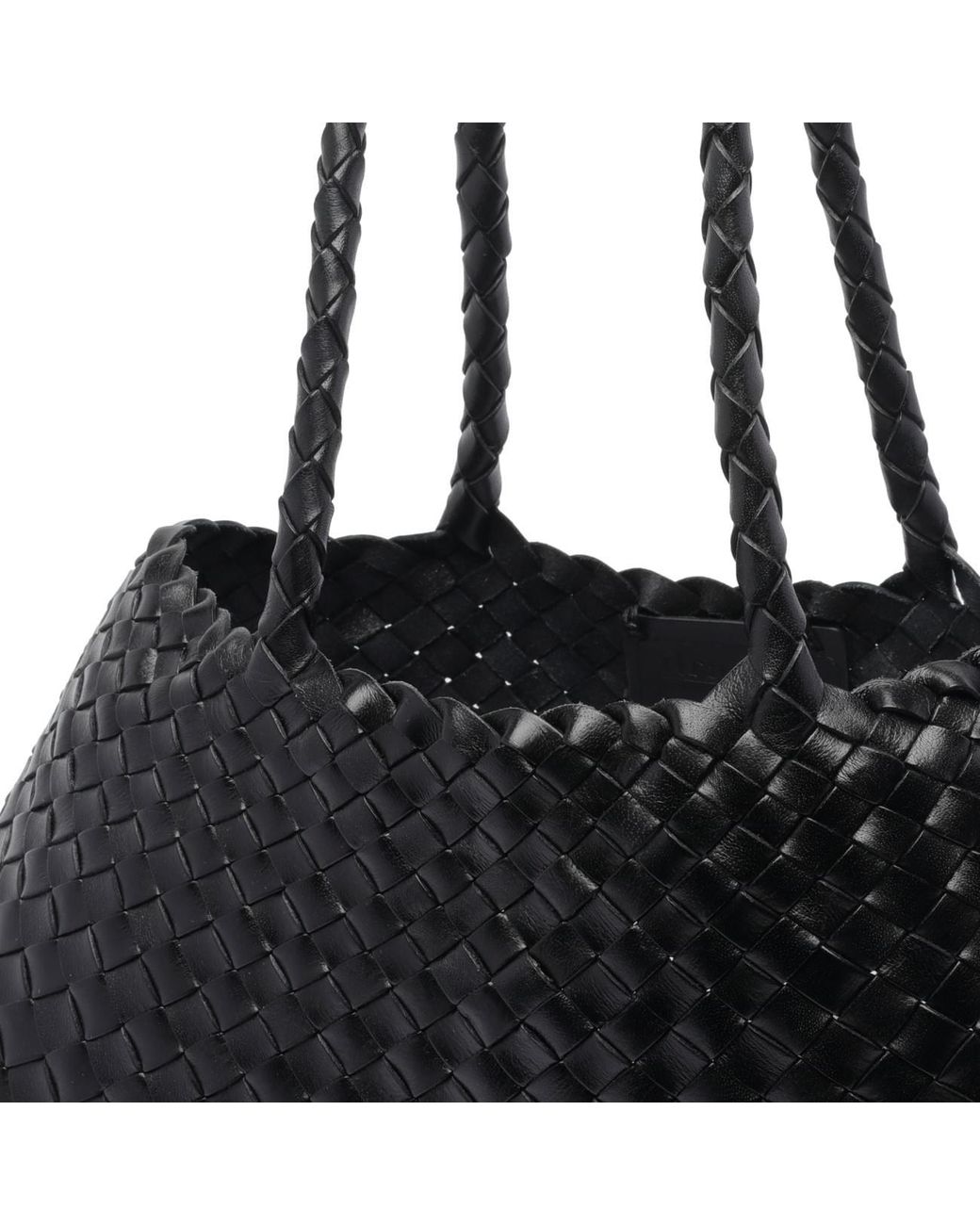 Dragon Diffusion Black Large Santa Croce Shoulder Bag