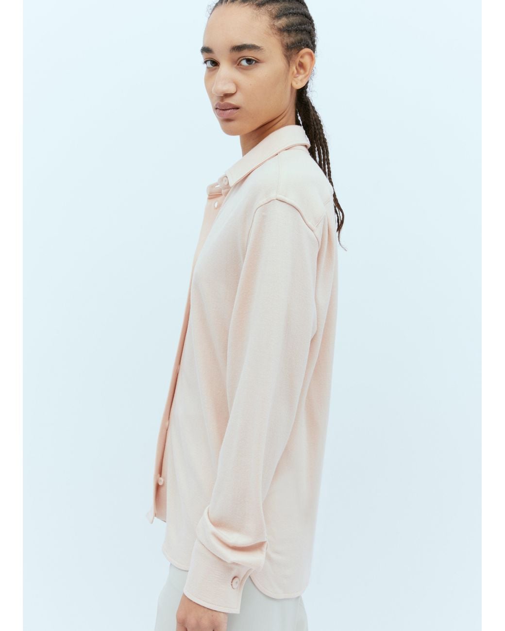 Max Mara White Wool Shirt