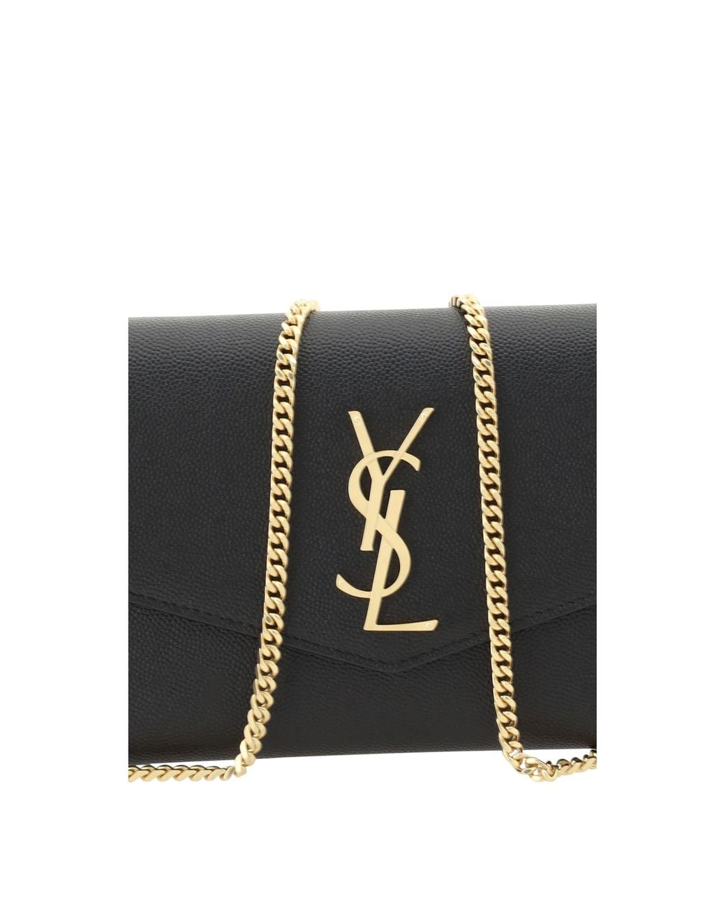 Saint Laurent Black Chain Wallet