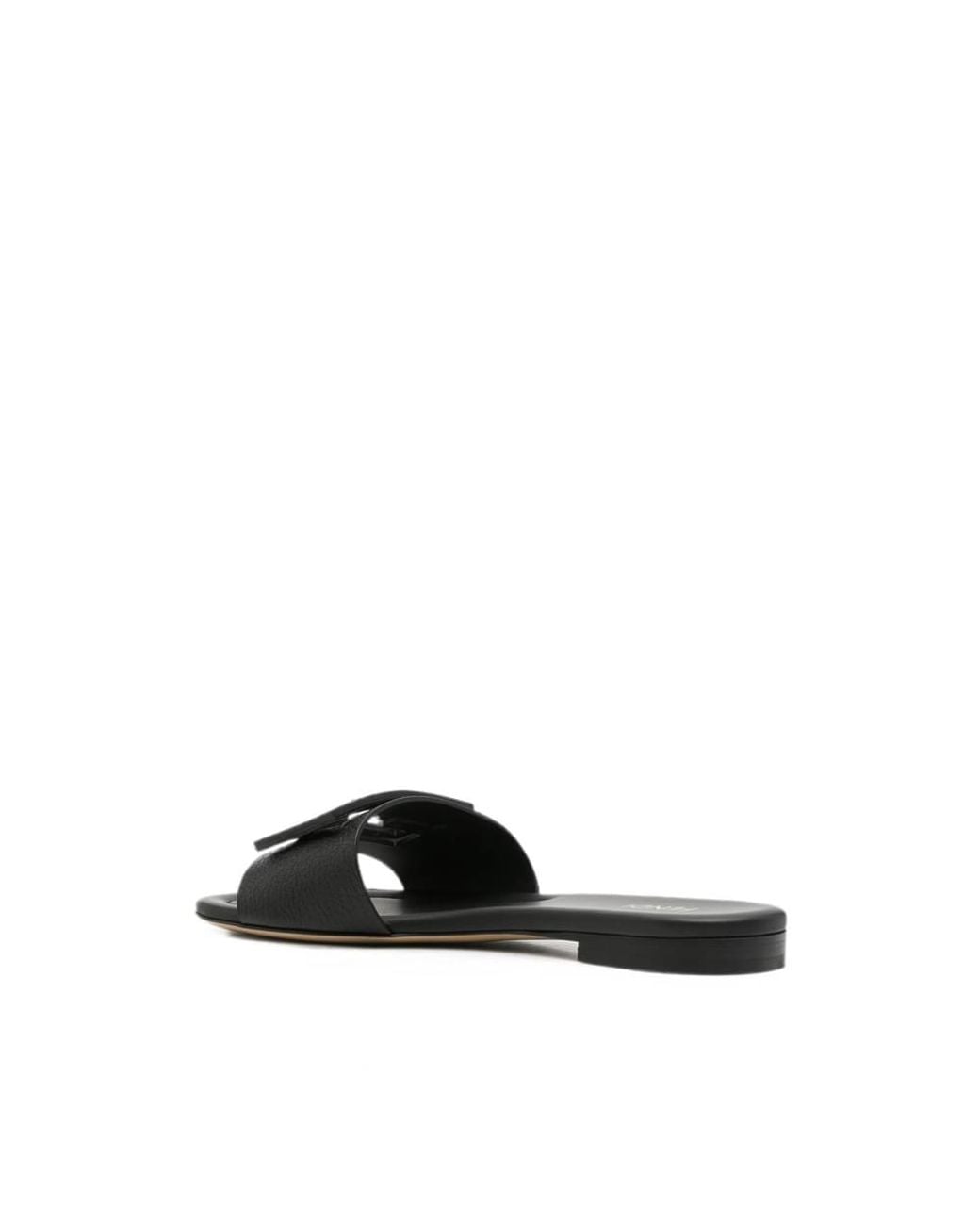Fendi Black Flip-Flops & Slides