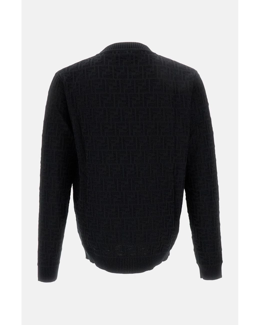 Fendi Black Ff Pullover for men