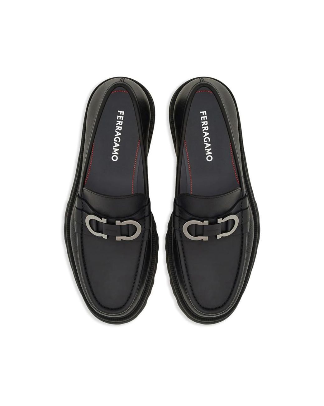 Ferragamo Black Loafers for men
