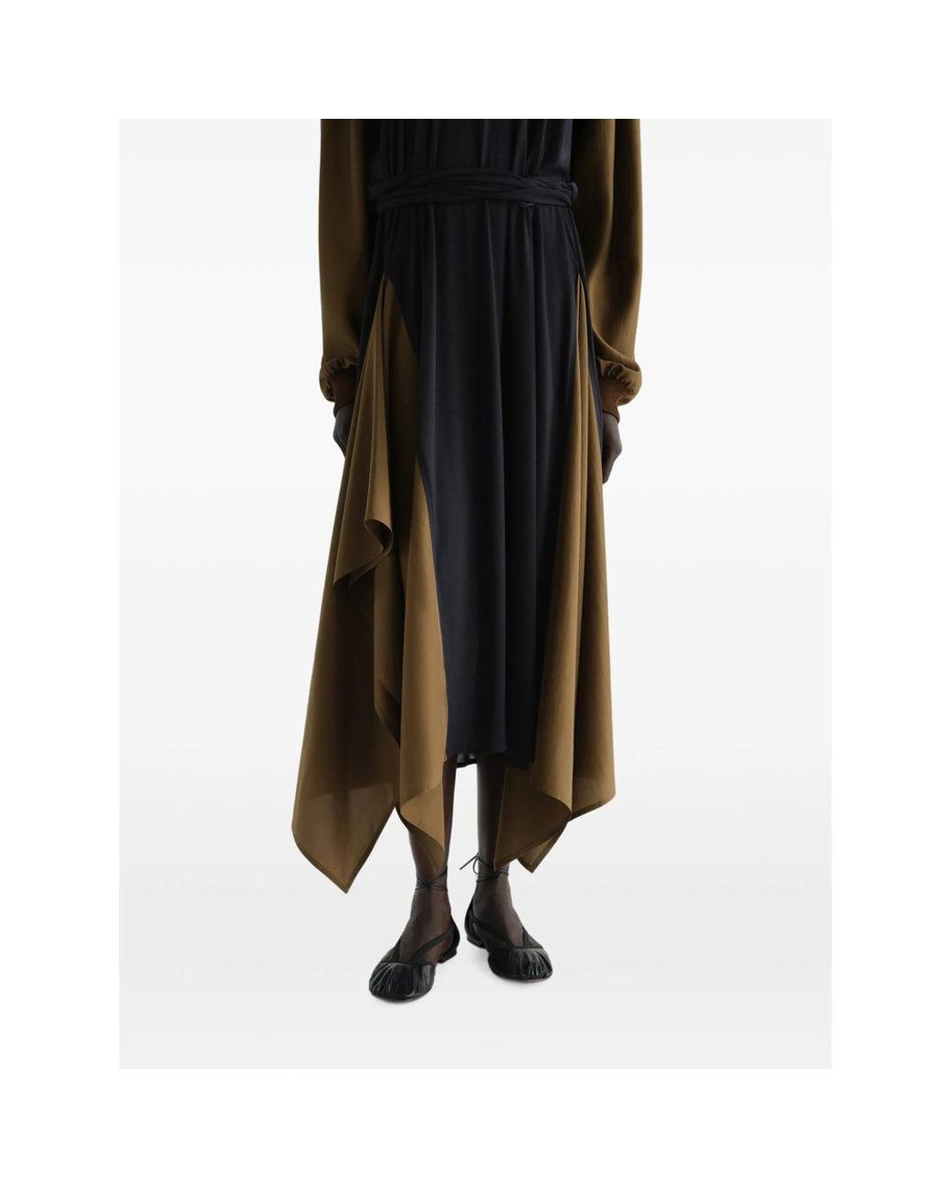 Lemaire Black Ballet Flats