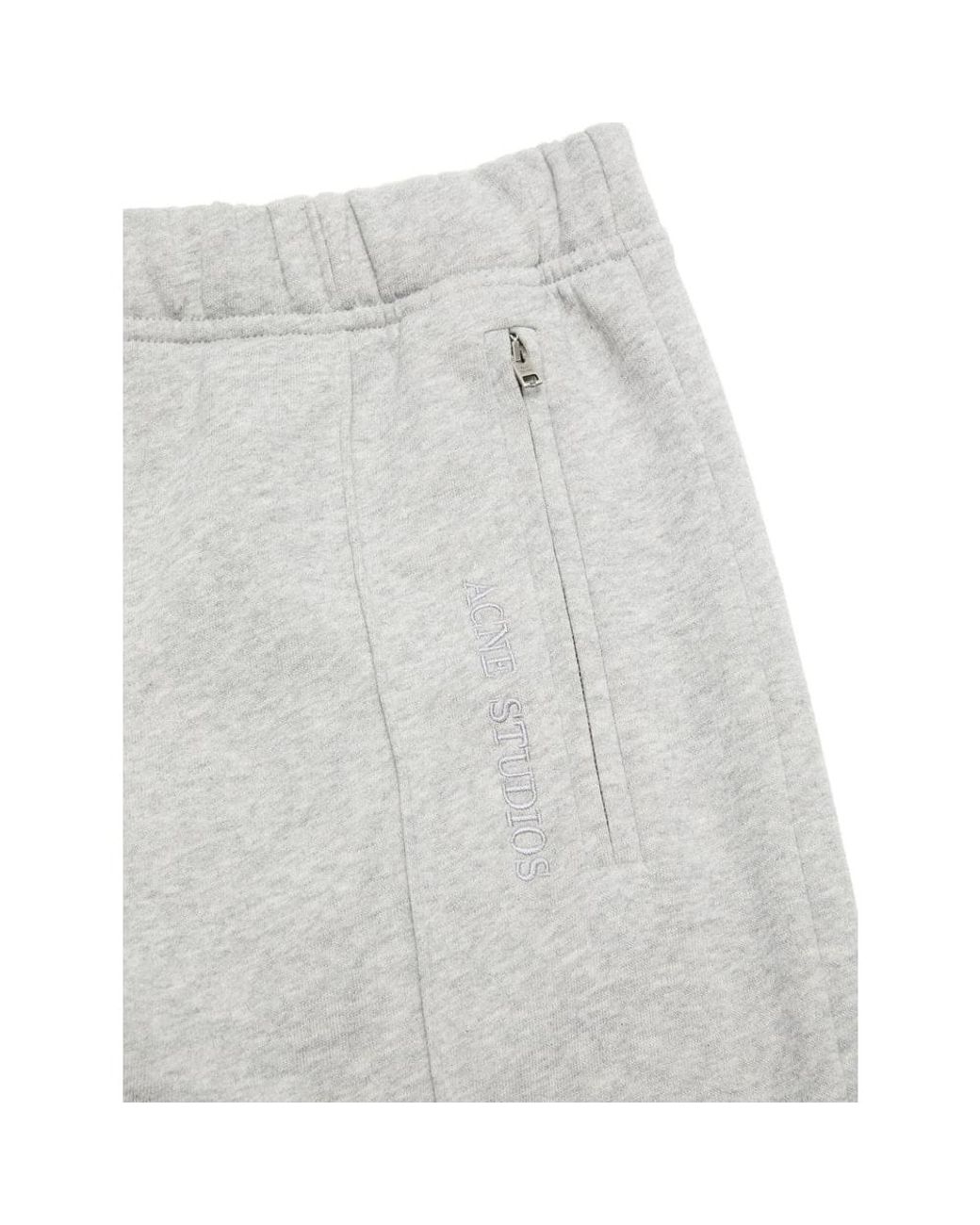 Acne White Trousers