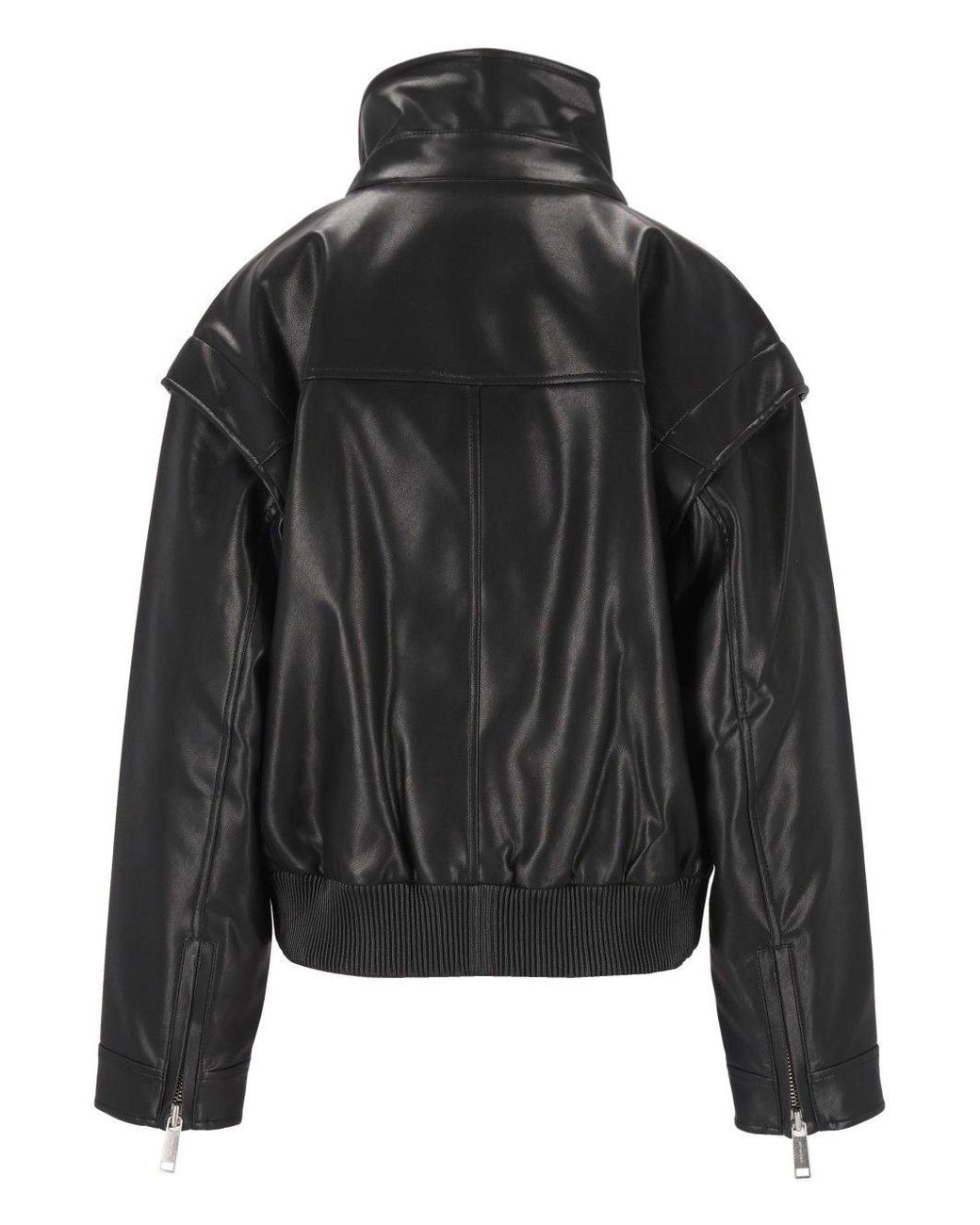 Self-Portrait Black Bomber Jacket