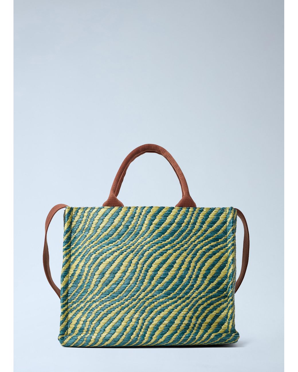 Marni Blue Small Basket Bag