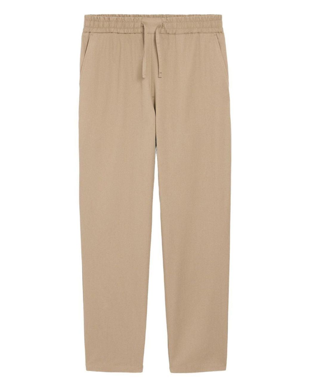 AMI Natural Ami Trousers With Elasticated Waist for men
