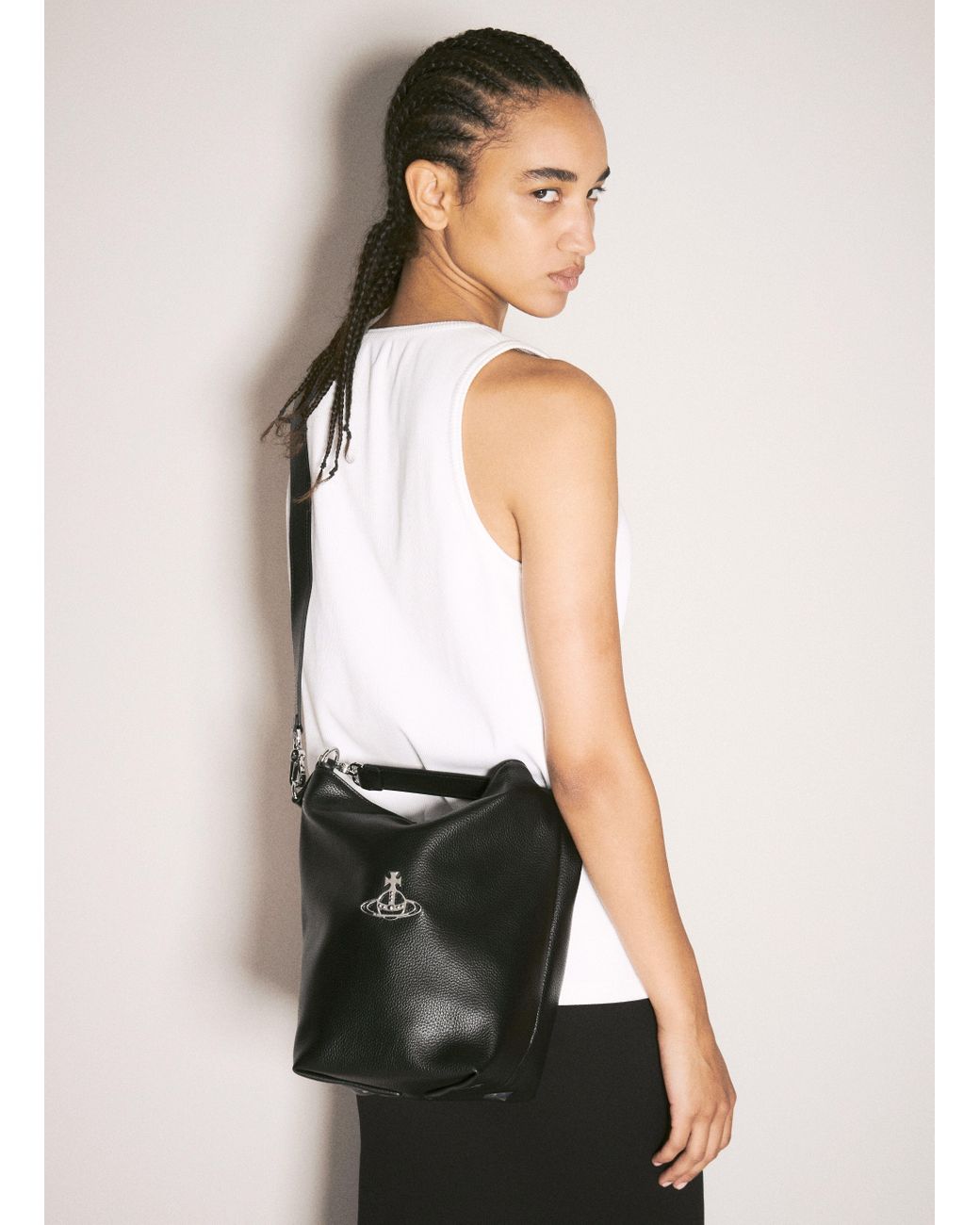 Vivienne Westwood Sam Bucket Bag in White | Lyst Vivienne Westwood Sam Bucket Bag in White | Lyst