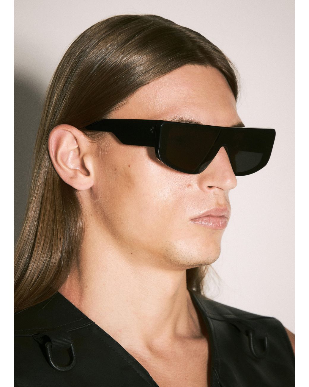 Rick Owens Black Performa Sunglasses