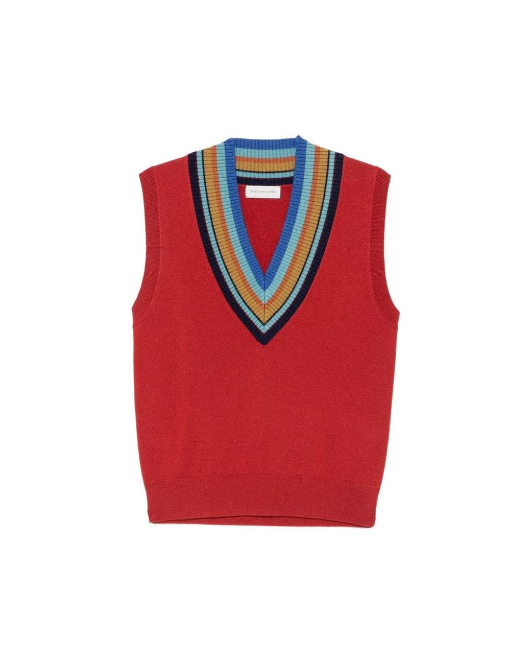 Dries Van Noten Red Tops