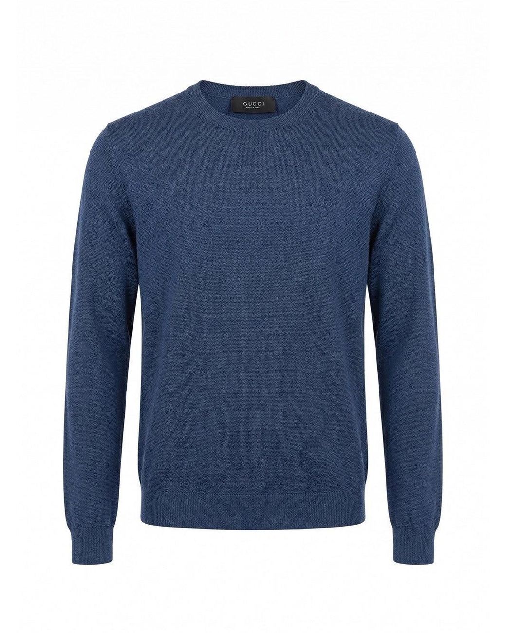 Gucci Blue Roundneck Sweater for men