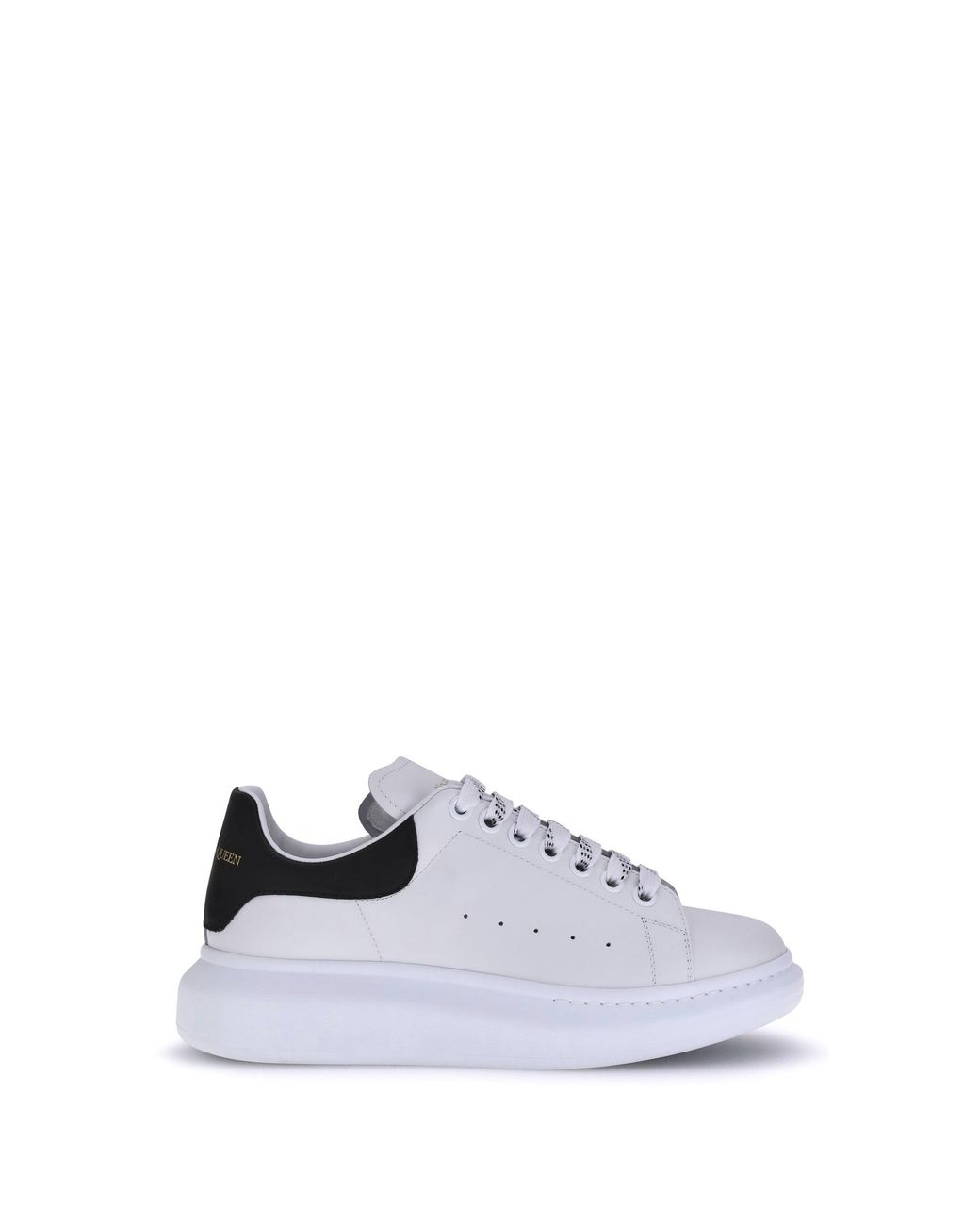 McQueen White Leather Sneakers for men