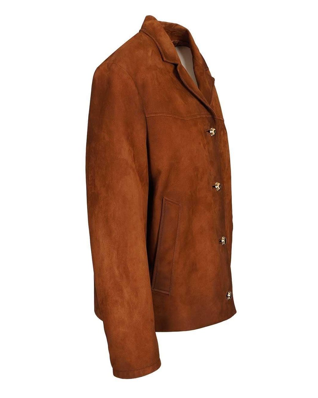 Miu Miu Brown Leather Jackets