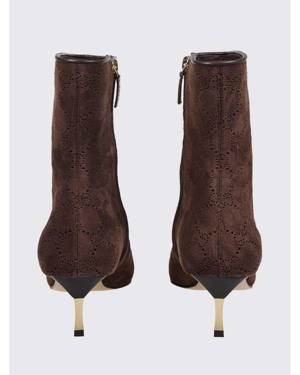 Gucci Brown Flat Ankle Boot