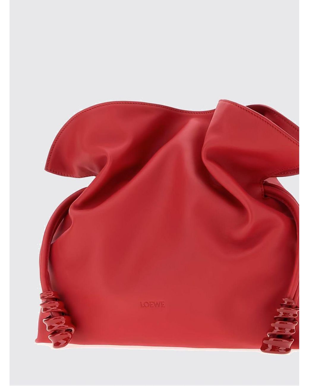 Loewe Red Clutch Sangria