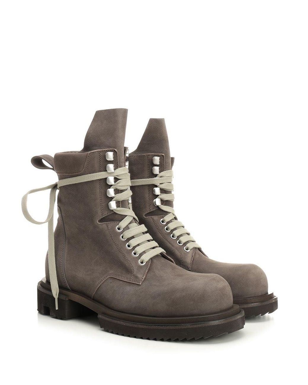 Rick Owens Brown Low Army Gabe Ankle Boots for men