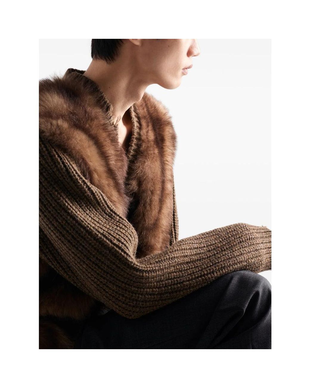 Prada Brown Sweaters & Knitwear for men