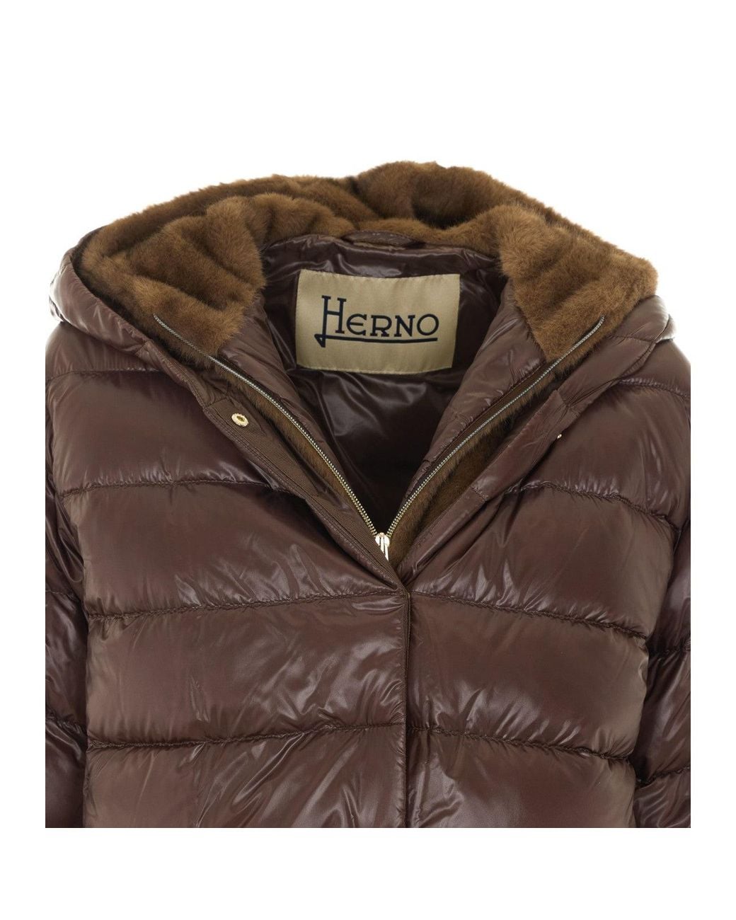 Herno Brown Fusciacca Down Jacket