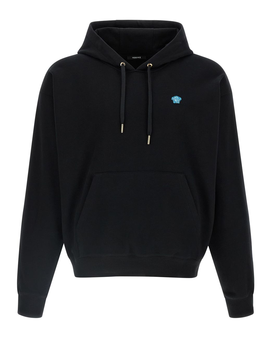 Versace Blue Cotton Sweatshirt for men