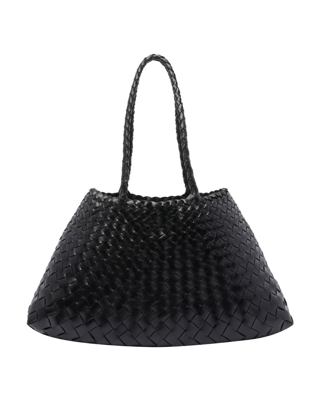 Dragon Diffusion Black Large Santa Croce Shoulder Bag