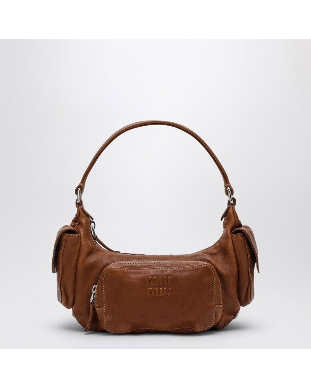 Miu Miu Caramel Pocket Bag in Brown Lyst